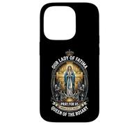 Catholique Chevalier Templier Notre-Dame de Fatima Marian Coque pour iPhone 14 Pro