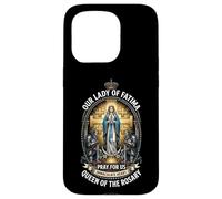 Catholique Chevalier Templier Notre-Dame de Fatima Marian Coque pour iPhone 15 Pro
