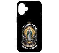 Catholique Chevalier Templier Notre-Dame de Fatima Marian Coque pour iPhone 16