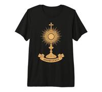 Catholique Eucharistic Adoration Monstrance Saint Sacrement T-Shirt Haut de Gamme