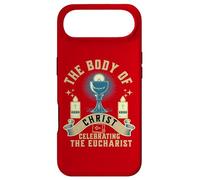 Catholique Sainte Communion célébrant l'Eucharistie Coque pour iPhone Air