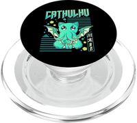 Cathulhu Funny Cat Cthulhu Pun Kawaii Anime PopSockets PopGrip pour MagSafe