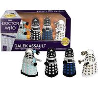 Cathys Candy Cart Doctor Who Dalek Invasion Lot de mini figurines Dalek avec collectionneurs d'action Bobbling 8.3 (DALEK4PK2) Multicolore