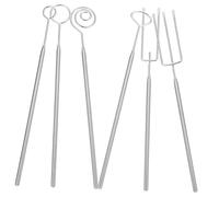 CATIEBYE 1 ensemble Set de Fourchettes Acier Inoxydable pour Trempage de Chocolat et Fondue Outils de Décoration Culinaires et pour Bonbons Fruits et Gâteaux