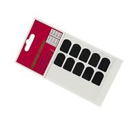 CATIEBYE 10 Pcs Coussins en Silicone Noir pour Saxophone Alto et Ténor, Isolation Sonore Odeur, Remplacement pour Trou Sonore Usé