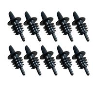 CATIEBYE 10 Pièces Bouchons de Bouteille en Pvc Verseurs à Vin Pratiques, Faciles à Utiliser, Adaptés à L'embouchure des Bouteilles, pour Bar et Dégustation