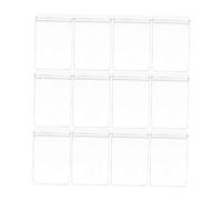 CATIEBYE 100 Pièces Sacs à Bijoux Clairs Auto-agrippants Petits Sachets De Rangement pour Bijoux Cartes-Cadeaux De Monnaie Etc Fermeture Éclair Pratique pour Protéger des Poussières Et