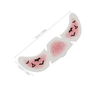 CATIEBYE 10pièces Autocollants Visage Halloween Lot Imperméables Taches Rousseur Patchs Maquillage Réalistes Effrayants Usage Quotidien