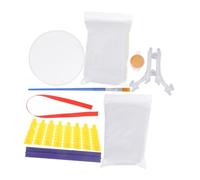 CATIEBYE 1ensemble Kit De Pour Ensemble De Souvenirs De Main Et Pied Avec Encre Support Peinture Dorée Et Pinceau Pour Décoration Et Des