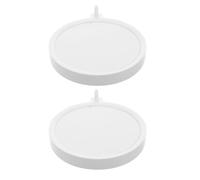 CATIEBYE 2 Pièces Pierre à Bulles Aquarium Disque Diffuseur Nano Bulles Silencieux pour Pompe à Air Aération Uniforme pour Réservoirs Poissons