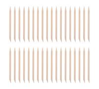 CATIEBYE 200 Pièces Lot de Bâtons Bois pour Manucure et Pédicure Repousse-cuticules Double Extrémité Multifonctionnels Outils Naturels pour Soin Précis des Ongles à Domicile et Salon