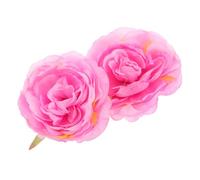 CATIEBYE 2pcs De Style Chinois Peony Flower Coils Claits Floral Hair Accessoires Fleurial Flower Artificial Flower Epin Pour Un Usage Quotidien