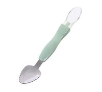 CATIEBYE 2pièces Cuillère à Fruit Pour Grattoir Double Face Outil Pratique Pour Purée De Fruits Avec Boîte De Rangement