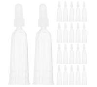 CATIEBYE 30 Pièces Bouchon d'Ampoule en Plastique pour Échantillons de Laboratoire, Embout Applicateur Précis, Vision, pour Flacons Ampoules et Travail en Laboratoire