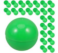 CATIEBYE 50 pièces Boules de Loterie PVC Réutilisables Vertes pour Activités Fête Jeu Tirage Au Sort Décorations Party