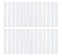 CATIEBYE 50 Pièces de Tapis de Protection en Éponge Blanche Autocollante pour Masque, Trous Respirants, Réduit, Accessoires pour Femmes Adultes