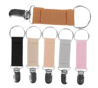 CATIEBYE 6 pièces Lot de Clips Chapeau de Voyage Retenue Élastique pour Chapeaux à Large Bord Pince Pratique pour Sac à Main et Bagages Clip Multifonction pour Casquette Chapeau de Soleil