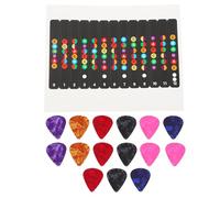 CATIEBYE Autocollants pour Touche de Guitare en Pvc 3 Sets Logo Clair et Couleurs, Accessoires pour Débutants pour Apprendre et Pratiquer la Guitare Couleur Aléatoire