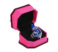 CATIEBYE Bague Aromathérapie Alliage Électroplaqué Bleu Accessoire Parfumé pour Doigts Anneau Créatif pour Huile Essentielle Accessoire Mode Élégant