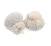 CATIEBYE Balles de Massage à L'herbe Médicinale et Massage Complet 2pcs pour Soulagement Musculaire en Tissu Non Tissé Blanc pour Usage à Domicile