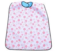 CATIEBYE Bavoir Adulte Imperméable en Polyester Respirant et Confortable, Protection pour Repas et Vie Quotidienne, pour Personnes Âgées et Malades