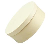 CATIEBYE Boîte de Rangement en Bois Ronde Élégante et Délicate, Coffret Présent Naturel pour Mariage et Fête, Fabrication Fine et Design Simple