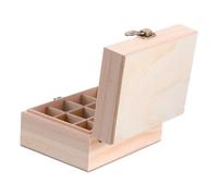 CATIEBYE Boîte de Rangement Plastique 12 Compartiments pour Flacons D'huile Essentielle Léger et Protecteur et Transport L'affichage en Aromathérapie