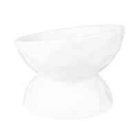 CATIEBYE Bol Surélevé Anti-Renversement pour Chat Protection du Cou, Matériau Solide et Design Stable pour Alimentation Confortable la Maison