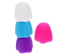 CATIEBYE Bouchons de Dentifrice et Prévenir Lot de 4 en Silicone, Capuchons Protecteurs Créatifs et Chics pour Réduire Dégâts Outil Essentiel Maison