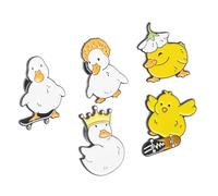 CATIEBYE Broche Canard Cartoon Mignon Métal Épingles Figurines pour Femme Accessoires Mode pour Vêtements Sacs et Châles