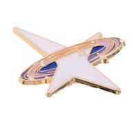 CATIEBYE Broche Épingle à Hijab en Alliage de Zinc Blanc, Design Minimaliste et Compact, Utilisation Polyvalente pour Occasions Formelles et Voyages