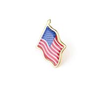 CATIEBYE Broches Drapeau Américain Accessoires de Costume en Fer Résistantes à L'usure Lot de 12 pour Événements Patriotiques et Fête de L'indépendance
