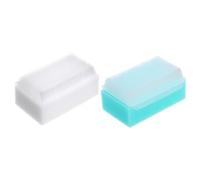 CATIEBYE Brosse Sensorielle de Thérapie par Pression pour Bébé, 2pcs Brosse Douce Corps en Éponge et Plastique, Design Ergonomique pour Bain et Massage Infantile