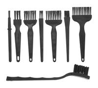 CATIEBYE Brosses de Nettoyage Noir Lot de 8 pour Rasoir Électrique en Pp Faciles à Transporter Perte de Poils et Tondeuse pour Voyage et Usage Professionnel