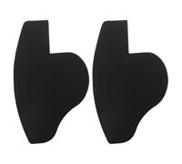 CATIEBYE Carte de Modélisation Barbe et Ligne de Cheveux en Pvc Noir, 2pcs, Pratique et Portable pour Usage Personnel Spray de Fibres Capillaires