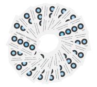 CATIEBYE Cartes de Contrôle de L'humidité 100pcs pour Bijoux et Électronique, Papier Absorbant Bleu, Détecteur Précis 10%-40% pour Laboratoires et Musées