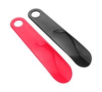 CATIEBYE Chausse-pied Plastique Portable 2pcs pour Garçon et Filles et Adultes, Compact et Léger, Facile à Ranger un Paquet Usage Quotidien