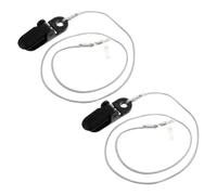 CATIEBYE Cordon de Protection Léger pour Appareils Auditifs en Nylon et Silicone, Facile à Fixer et Retirer, Voyages, Lot de 2 Pièces pour Seniors Actifs