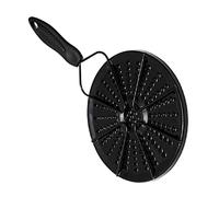 CATIEBYE Disque Adaptateur Chauffe Rapidement et Uniformément pour Plaque Induction en Émail, Diffuseur de Chaleur Poignée Pratique pour Cuisinière à Gaz