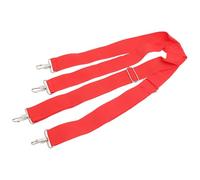 CATIEBYE Élingue de Tambour Rouge Réglable en Fibre de Polypropylène Crochet Double, Sangle Épaisse et Large pour Tambour de Taille Militaire Lors de Défilés