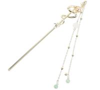 CATIEBYE Épingle Chignon Dragon Chinoise Métal avec Pompon Accessoire Élégant pour Cheveux Longs Style Vintage Signe Du Zodiaque Chinois pour Fêtes et Mariages