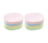 CATIEBYE Éponge pour Visage en Lot de 8 Pièces, Structure en Éponge Épaissie, Légère et Rapide Nettoyage Peau du Visage Couleur Aléatoire