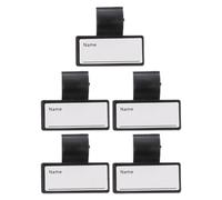 CATIEBYE Étiquettes Nominatives Clip Design pour Stéthoscope en Abs 5pcs Facile à Tenir, Porte-nom Réutilisable pour Médecins et Chirurgiens