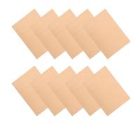 CATIEBYE Feuilles D'apprentissage en Braille et Écriture Claire pour Amélioration des Compétences 10pcs Papier Khaki sur Planche D'écriture Braille pour Éducation des Aveugles