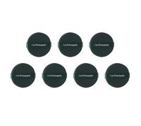CATIEBYE Houppettes à Poudre Économie de Poudre et Vertes Lot de 7 en Polyuréthane Hydrophile, Éponge à Maquillage Double Face Barrière Peau Grasse pour Teint Sec et Humide