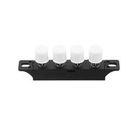 CATIEBYE Interrupteur electrique pour ventilateur, 4 boutons, module de commande manuelle, 3 vitesses réglables, plastique noir, refroidissement domestique