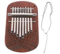 CATIEBYE Kalimba Tons Bois Piano à Pouce Compact pour Débutants Instrument de Musique Portable Au Mélodieux