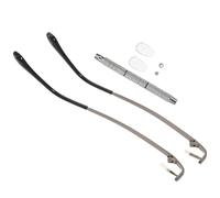 CATIEBYE Kit de Réparation pour Lunettes Branches de Rechange en Acier Inoxydable, Vis et Tournevis, Accessoires pour Entretien et Remplacement des Plaquettes Nasales Style Style Aléatoire