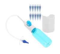 CATIEBYE Kit de Rinçage Auriculaire Manuel pour Usage Domestique avec Embouts Abs et Pc, Système de Nettoyage des Oreilles et Retrait du Cérumen