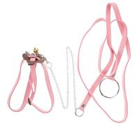 CATIEBYE Laisse Harnais Tortue Petite Rose pour Promenade Sécurisée Animaux de Compagnie Couleur Aléatoire Couleur Aléatoire